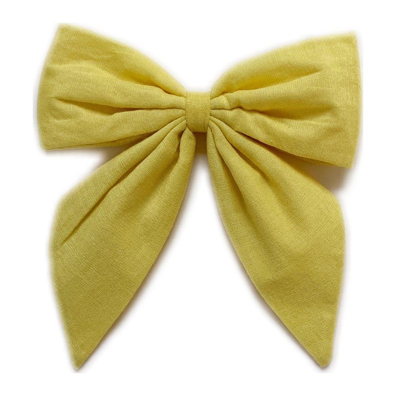 Light Yellow Bow Clip Light Yellow Bow Clip