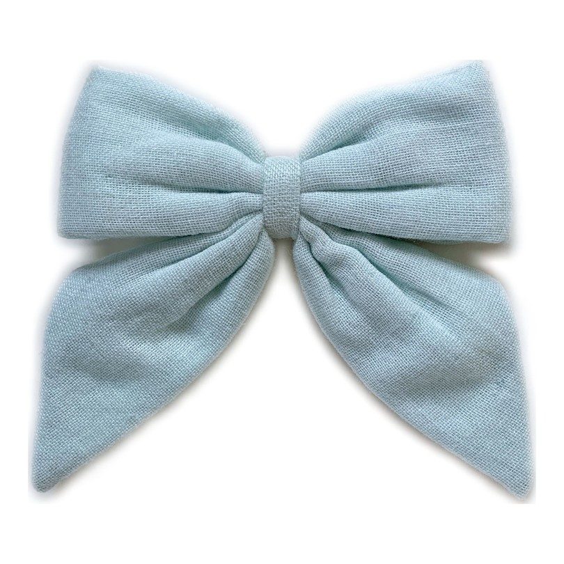 Misty Blue Bow Clip Misty Blue Bow Clip